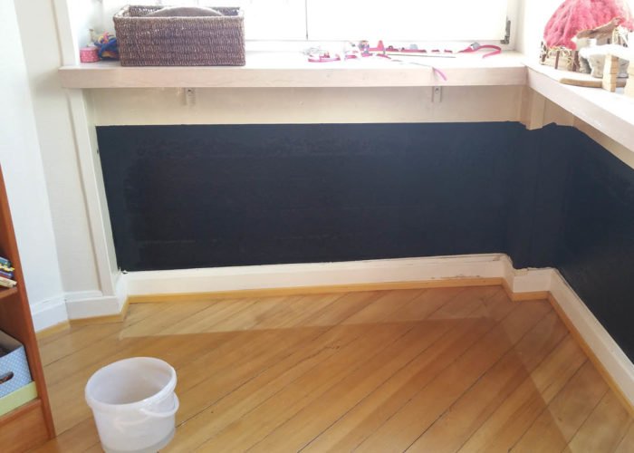 Heizanstrich für Küchenzeile